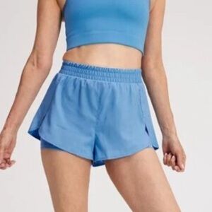 Girlfriend Collective Athletic Shorts - Haze Blue
